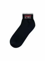 Low Cut Black Cotton Socks (Dozen) - Image 3