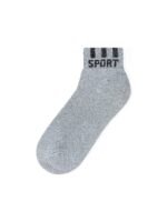 Low Cut Gray Cotton Socks (Dozen) - Image 4