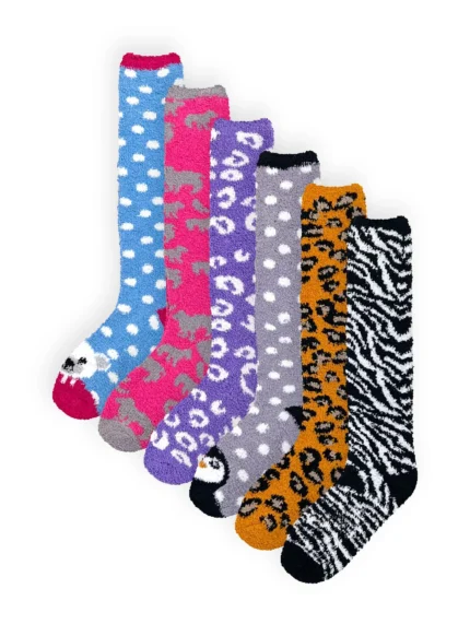 Knee-Length Cozy Socks #025 (Dozen)
