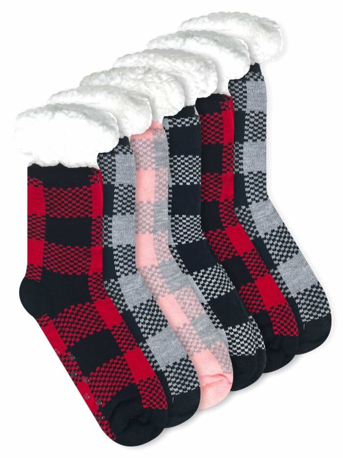 Sherpa-Lined Socks #033 (Dozen) - Image 1