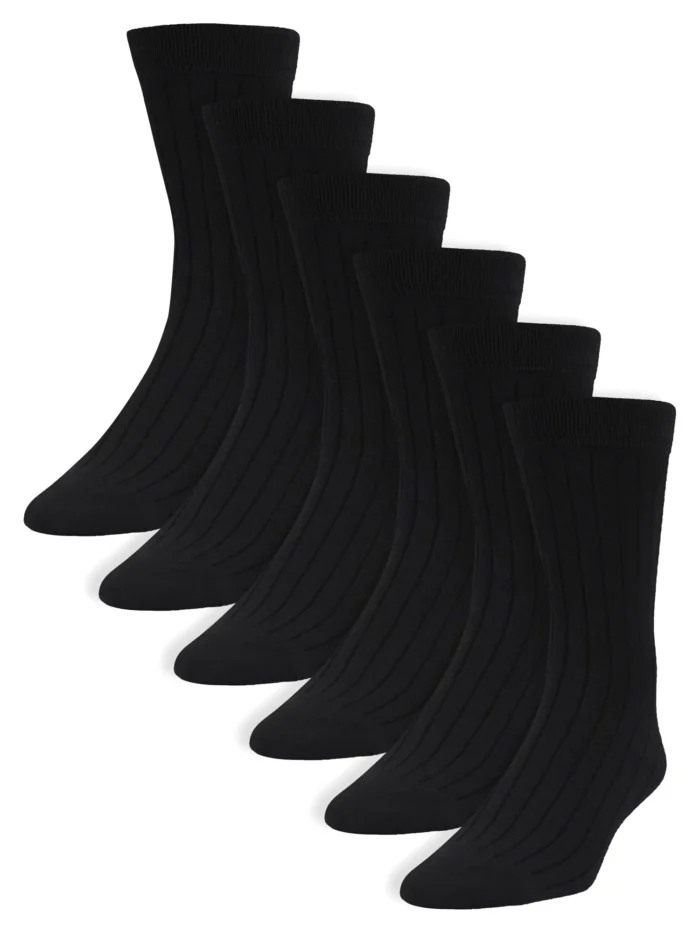 Black Dress Socks (Dozen) - Image 1