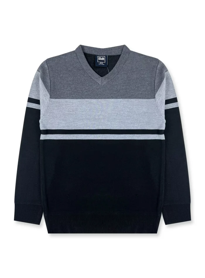 Boys’ V-Neck Sweater #W26 - Image 1