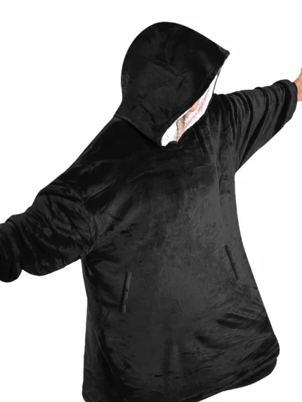 Blanket Hoodie with Sherpa Lining